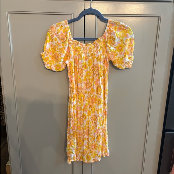 Billabong Yellow and orange Dress sz lg - Picture 4 of 4